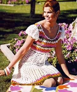 Estrella Peasant Crochet Dress Pattern