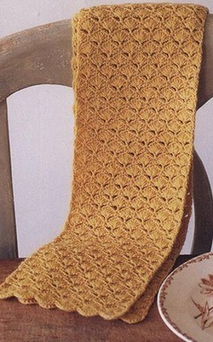 Openwork Scarf Crochet Pattern