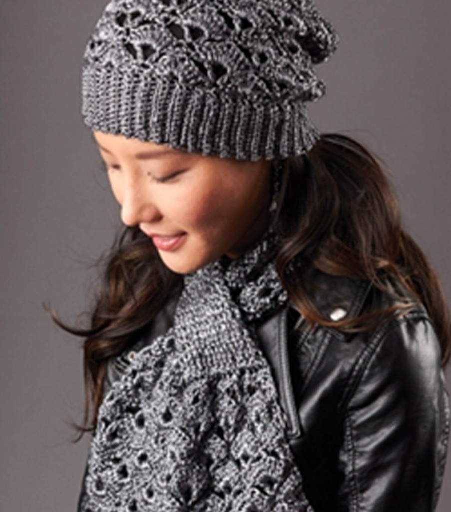 Silver Screen Hat and Scarf