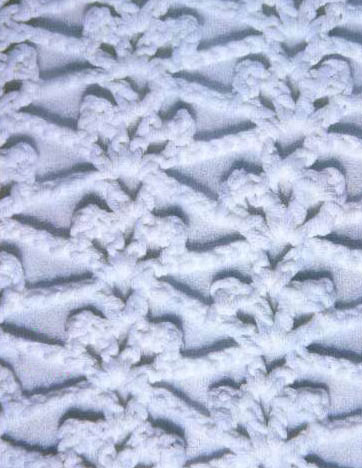 Bows in Diamonds Crochet Stitch