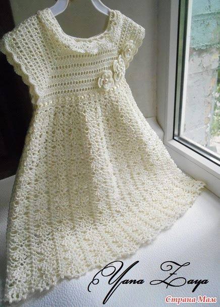 crochet baptism gown