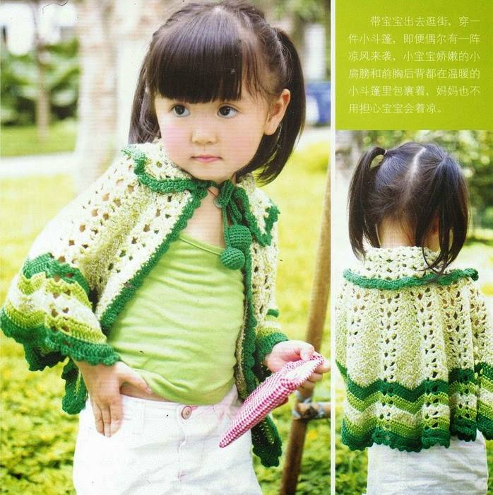 Kids Crochet Cape