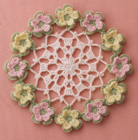 Little Flowers Crochet Doily