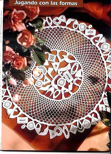 Playing with Forms Crochet Doily