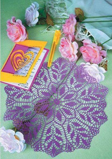Sweet Purple Doily