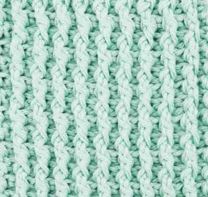 Single Rib Crochet Stitch