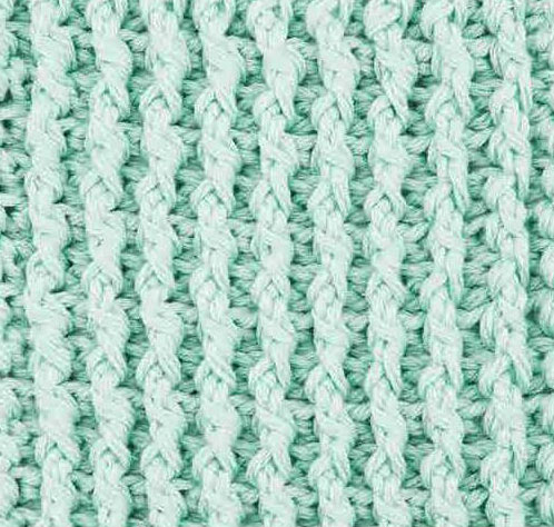 Single Rib Crochet Stitch