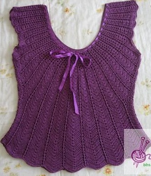 Crochet Chevron Summer Top