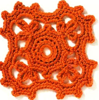 Trefoil Square Crochet