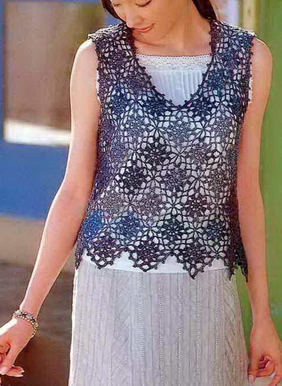 Stylish And Easy Crochet Vest Free Pattern ⋆ Crochet Kingdom 