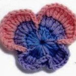 Crochet Pansies