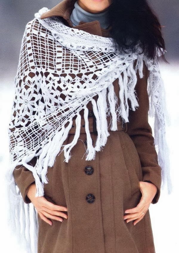 Shawl Classic Crochet Pattern 