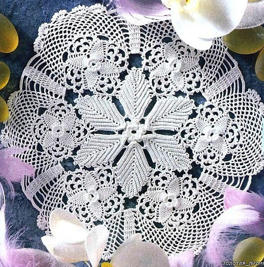 Intricate Lace Crochet Doily