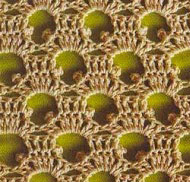 Embellished Circles Crochet Stitch