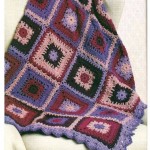 Pretty Blanket Square Crochet