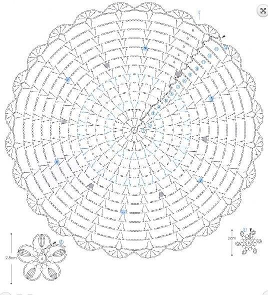 Lace Round Motif with Embellishments ⋆ Crochet Kingdom