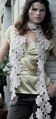 Semi-Circle Scarf Crochet Pattern