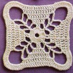 Crochet Square X Shape