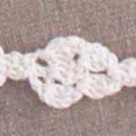 Pearl Drops Border Crochet Pattern