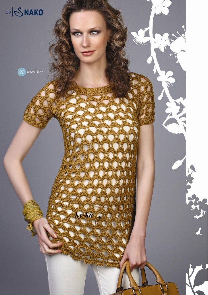 Openwork Crochet Sweater Pattern
