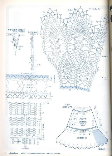 143 free diagrams for crochet pineapple stitches ⋆ Crochet Kingdom