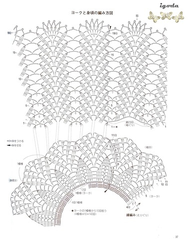 143 free diagrams for crochet pineapple stitches ⋆ Crochet Kingdom