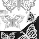 A collection of patterns - Irish lace: motives, butterflies