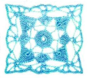 Circle and Square lace Crochet