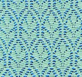 Lacy Leaves Crochet Stitch