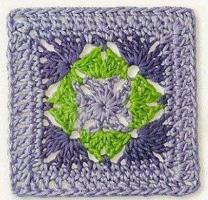 Diamond Square Crochet Pattern