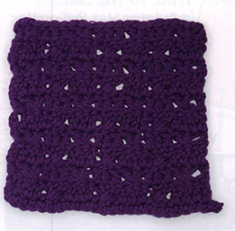 Reversible Cross Crochet Stitch