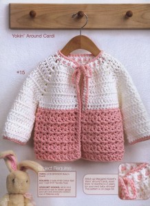 Yoke Toddler Crochet Cardigan Pattern