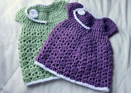 New Baby Crochet Spring Dress