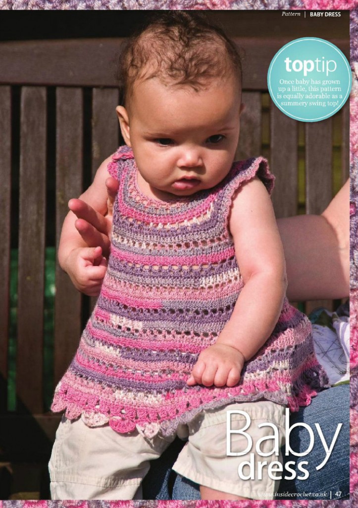 Cute baby Dress Crochet Pattern