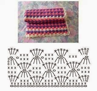Colorful Fantasy Crochet Stitch