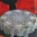 Large Star and Pineapple tablecloth Crochet Pattern
