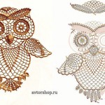 Crochet owl diagram