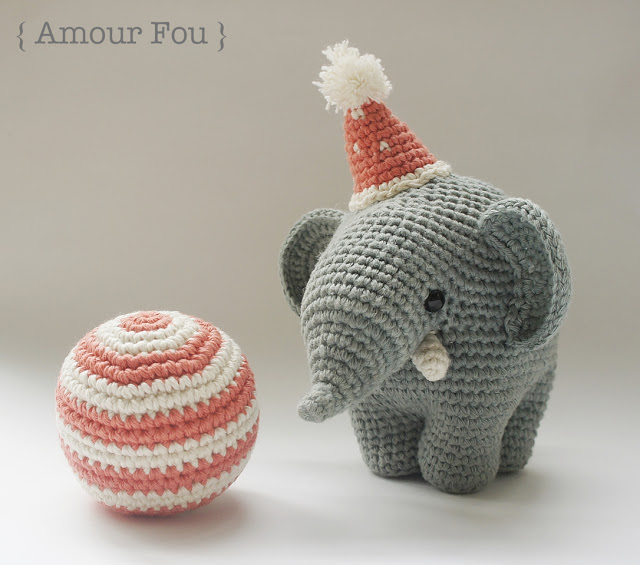 free elephant amigurumi pattern