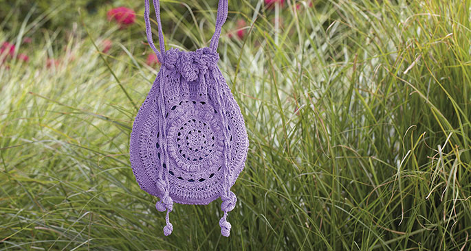 Passion for Purple hand crochet bag pattern