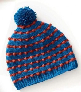 Pom Pom Crochet Hat Pattern