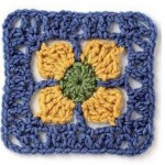 Unique Granny Square Crochet Diagram