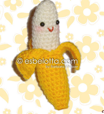 Amigurumi Banana Free Crochet Pattern