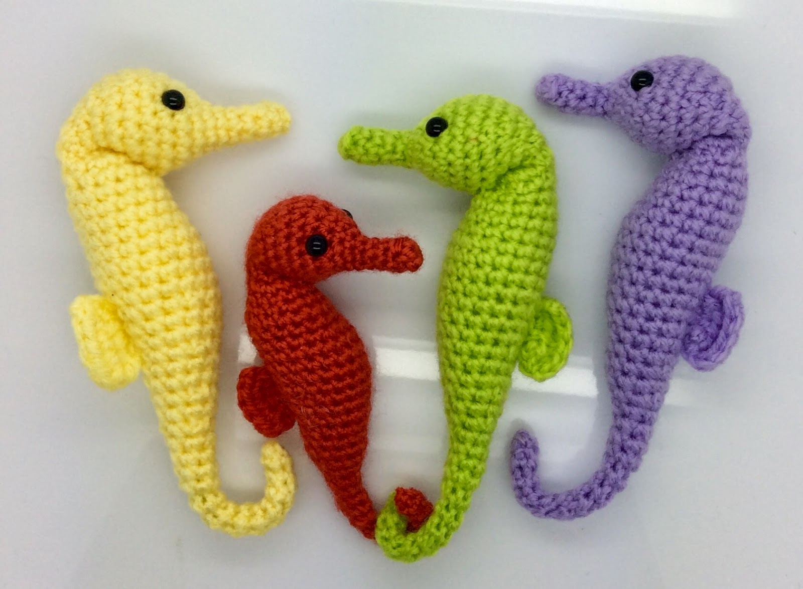 Free Seahorse Pattern crochet pattern ⋆ Crochet Kingdom