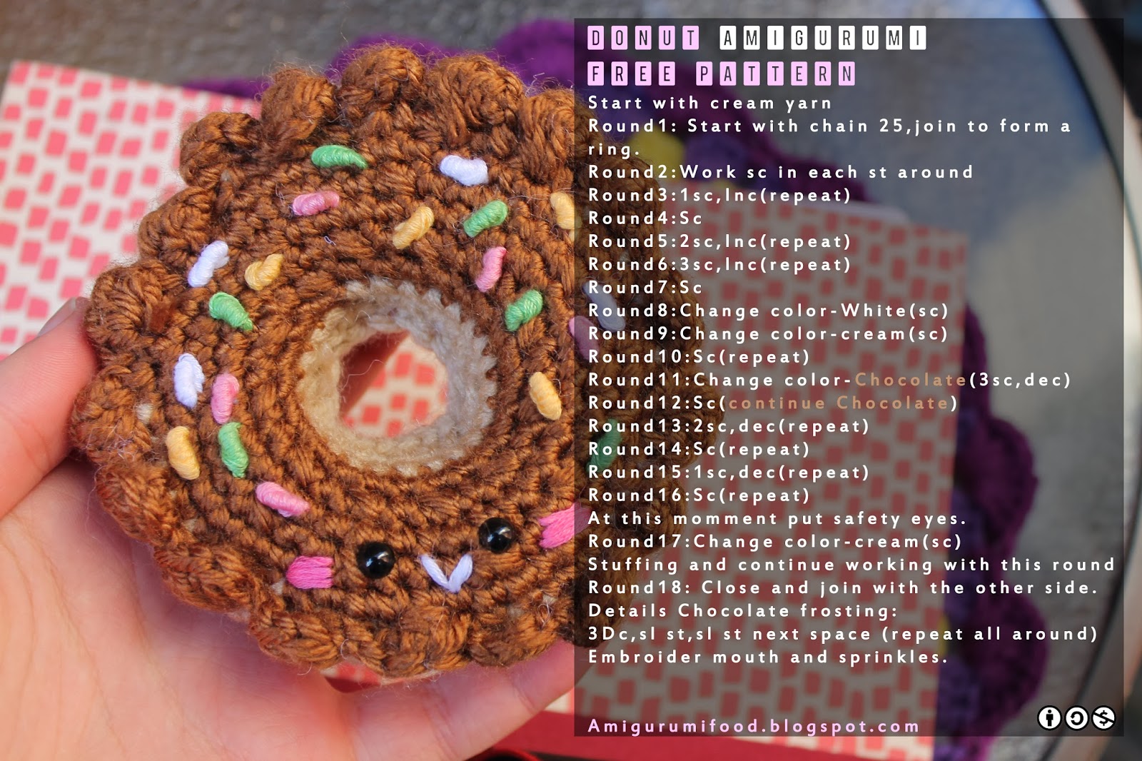 Crochet Donut Pattern Amazing Design Ideas Crochet Donut Pattern Amazing Design Ideas