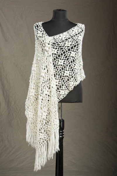 Laurel Crocheted Stole Free Crochet