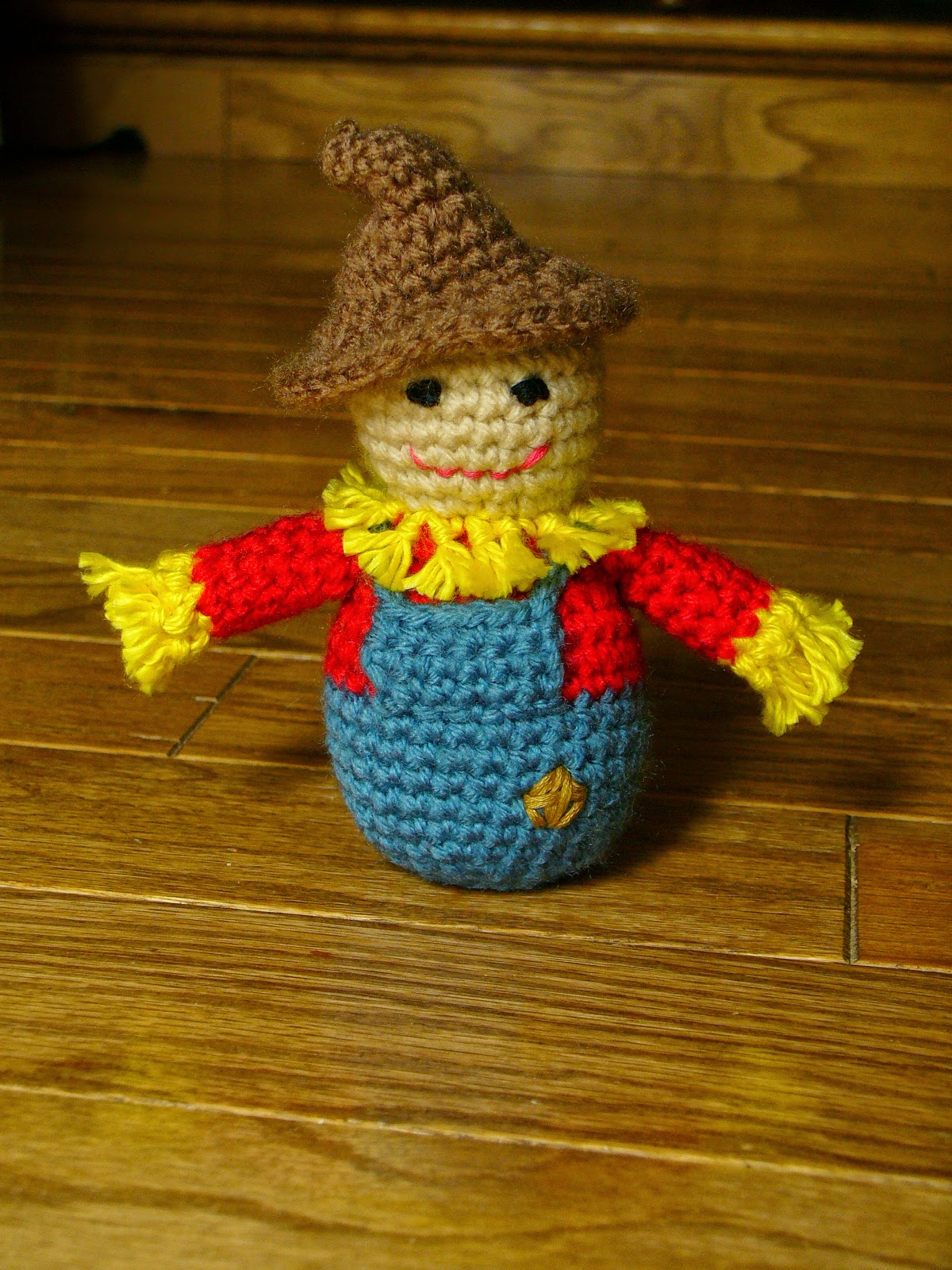 Little Scarecrow Amigurumi Free Crochet Pattern ⋆ Crochet Kingdom