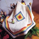 Rainbow Baby Blanket Free Crochet
