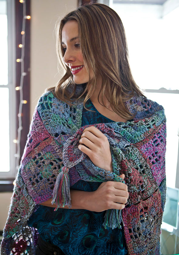 Riacho Shawl Free Crochet Pattern