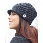 Women's Peaked Free Women's Hat Crochet Pattern