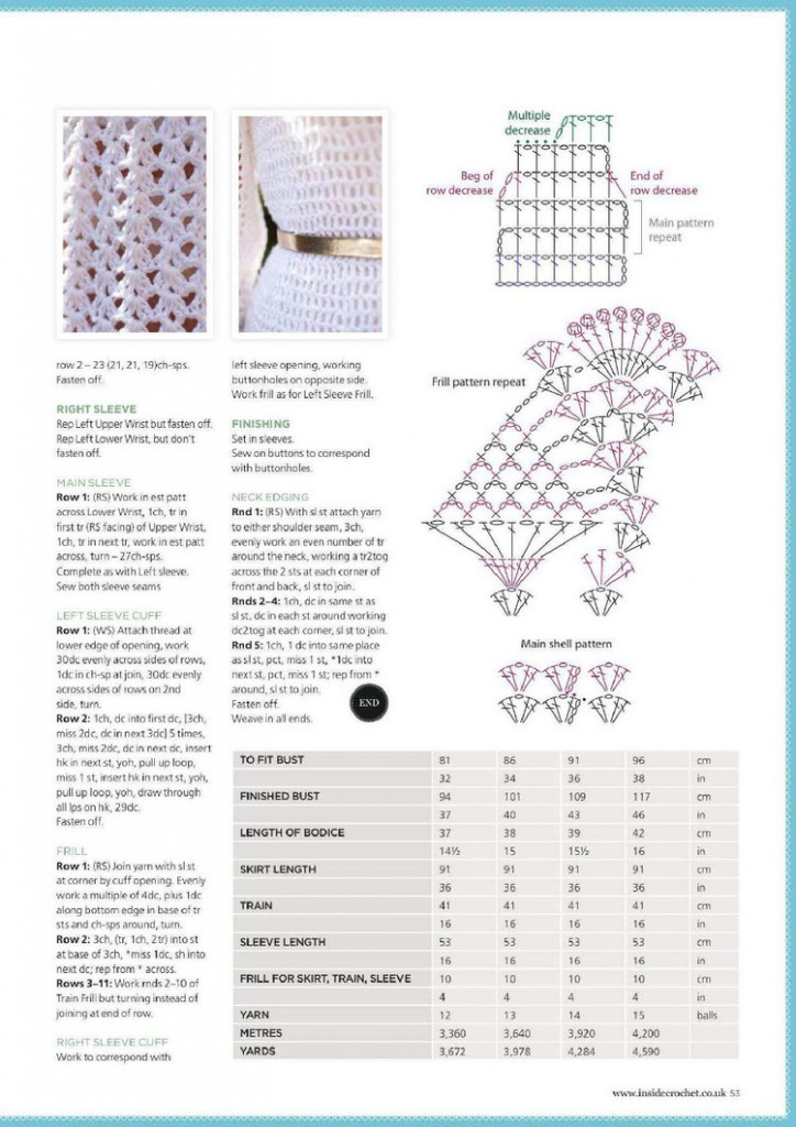 Retro Wedding Dress Crochet Pattern ⋆ Crochet Kingdom